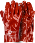 Pioneer Gorgon Brown Heavy Duty Pvc Glove Open Cuff 27CM