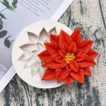 Versatile Silicone Flower Mold For Cake Decorating - Perfect For Fondant Resin Crafts & Cupcakes - Ideal Kitchen Gadget For Birt