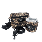 The Walkies Bag - Leopard Print Canvas