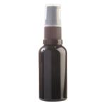 30ML Black Glass Aromatherapy Bottle With Serum Pump - Black 18 410