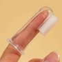 1PC Finger Toothbrush For Dog & Cat Dog Fingertip Toothbrush Finger Brush For Pets Tooth Cleaning