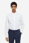 Slim Fit Easy Iron Shirt - White