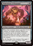 Dimension X Pizzasaur Teenage Mutant Ninja Turtles Commander - Damaged Foil