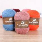 6PAIRS Cashmere 100.00% Yarn Soft Warm Yarn For Diy Crocheting And Knitting Hat Scarf Total 300G+120G