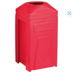 Super Modulus Plastic Recycling Bin – With Interior Lid And Bin – Recmdilrd