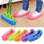1PC 2PCS Microfiber Cleaning Housemop Slippers Floor Cleaning Tools Shoe Cover Soft Washable Reusablemicrofiber Foot Multifuncti