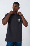 Textured Oversized T-Shirt - XL Black