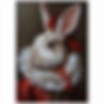 Tear Resistant Deco Print Victorian Rabbit