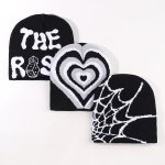 3PCS Hip Hop Beanie Caps - Y2K Fashion Soft & Warm Knit All-weather Outdoor Hat For Men & Women One Size Fits Most