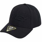 Oakley 6 Panel Stretch Hat Embossed Blackout S m