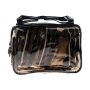 Cosmetic Bag Set Large Transparent Smokey Grey Tint