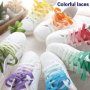 1 Pair Color Gradient Lace Flat Lace Casual Sports Shoes Accessories Can Be Used As Spare Shoelaces