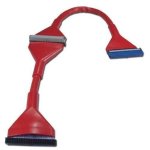 MicroWorld Round Ide Cable Red