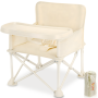 Foldable Baby Booster Seat Portable Chair With Tray&storage Bag