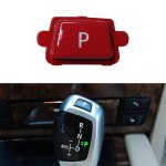 Car Gear Lever Auto Parking Button Letter P Cap For Bmw X5 X6 2007-2013 Left Driving Red