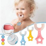 Creative U-shaped Toothbrush - Yellow