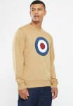 Ben Sherman Target Crew Sweater - Sand