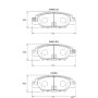 Kbc Brake Pads Rear For Mazda MX5 CX5