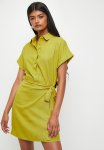Superbalist Wrap MINI Shirt Dress - Citronella