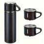 500ML Stainless Steel Thermal Mug Set With Cup - Insulated Leakproof For Hot & Cold Beverages - Perfect For Business School Sports Fans