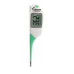 Tommee Tippee 2 In 1 Digital Baby Thermometer With Probe For Underarm Or In Mouth Fast 8 Second Reading Fever Indicator And Memo