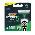 BIC Flex 5 Sensitive Refill Blister 4 Cartridge
