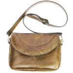 Genuine Leather Magnetic Closure Handbag