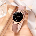 Chic Women's Fashion Watch - Casual Round Quartz With Faux Leather Strap World Time Feature Alloy Case