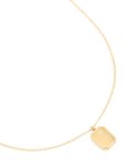 Waterproof Gold Plated Stainless Steel Birth Flower June Rose Necklace