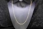 9CT Rhodium Plated Gold Curb Chain