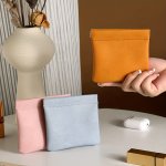 1PC Fashion Pu Leather MINI Storage Pouch Multi-purpose Self-closing Bag Portable Coin Purse And Lipstick Holder Luxury Small Tr