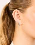 Goldair Gold Clear & Light Blue Cubic Zirconia Huggie Earrings 3-PACK