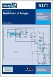 A271 North Coast Of Antigua Sheet Map Folded New Edition