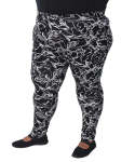 Ladies Printed Leggings - 54 Blk wht