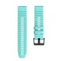 For Garmin Fenix 6 22MM Smart Watch Quick Release Silicon Watch Band Lake Blue