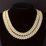 Cuban Link Chain Necklace For Women Men Hip Hop Miami Unisex Necklace Rapper Neck Jewelry