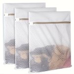1PC Mesh Laundry Bag For Delicate Clothing Travel Organizer Bag For Underwear Clothes Jeans Bath Towels Socks