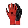 Pioneer Nitrile Coated Palm Flexo Grip Gloves Red G021
