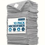 5 10PCS Microfiber Car Towel Quick Dry Absorbent Car Cleaning Cloth Car Wash Towel Drying Cloth Multifunctional Cleaning Towel H