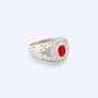 Sterling Silver Wedding Band Ring RI-47