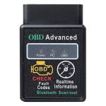 MINI OBD2 Scanner Bluetooth - Car Diagnostic Tool With Real-time Data Full System Code Reader Auto Fix Assistant For All Vehicle
