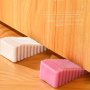 Easy-Install Windproof Silicone Door Stopper - Anti-Slam Secure Grip With Sleek Polished Finish For Home Safety