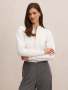 Hanna Zip Knit Jacket - XL / Porcelain
