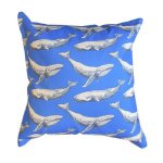 Hump Back Whale Cushion Cover 60CM X 60CM