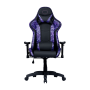 Cooler Master Caliber R1S Gaming Chair Purple Camo Recline Height Adjust Head And Lumbar Pillows Premium Materials Ergo