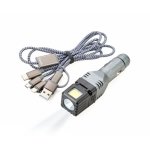 Rechargeable Torch & Emergency Glass Break Tool