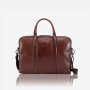Brando Winchester 15" Slim Leather Laptop Bag Brown