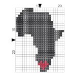 Leather Luggage Tag Africa