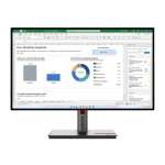 Lenovo Thinkvision P27H-30 27-INCH 2560 X 1440P Qhd 16:9 60HZ 4MS LED Ips Monitor 63A1GAT1SAR