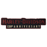 120TH Anniversary Rocker Back Embroidered Emblem Sew-on Patch